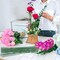 200 Pccs 22 Gauge Green Floral Stem Wire, 16 Inch Pre-Cut Floral Wire for Flower Arrangements, DIY Crafts & Bouquets